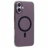 For iPhone 16 Plus Magnetic Case Slim Shockproof Hard PC Clear Phone Cover