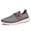 Large size four-season breathable fly-woven mesh running shoes, lightweight cushioning sports and leisure shoes