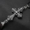 Metal And Crystal Diamond Cross Jesus Christian Car Rear View Mirror Car Pendant