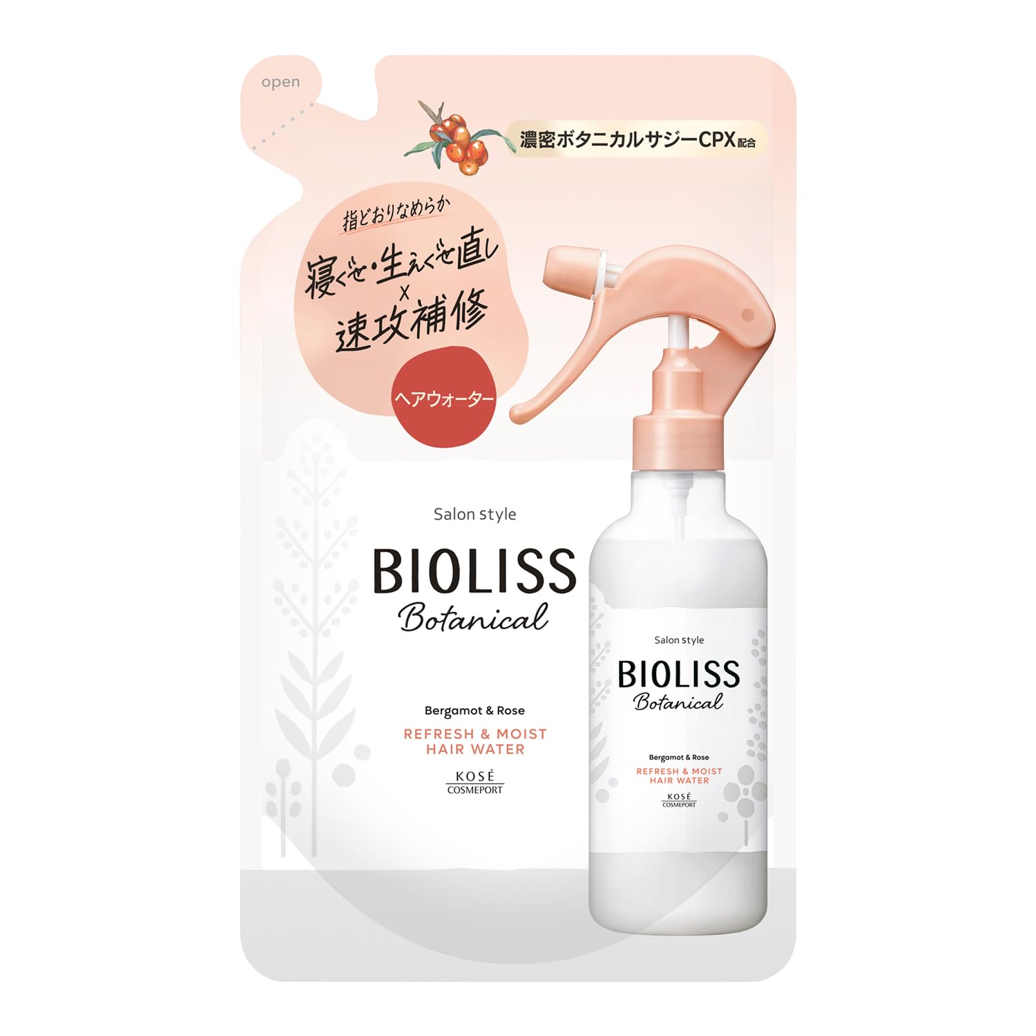 

SALON STYLE Kose Cosmeport KOSE Biolis Botanical Refresh Moist Hair Water 230mL Refill & чистый