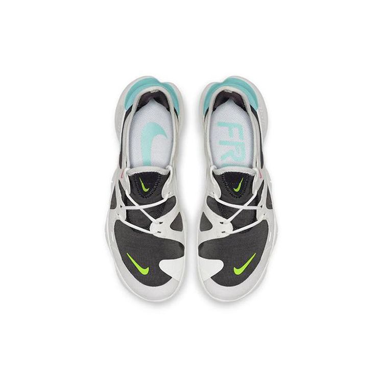 Nike Baskets pour femme Free RN 5.0 Gris Tonnerre Crème Voile Volt-Gris Tonnerre AQ1316-100