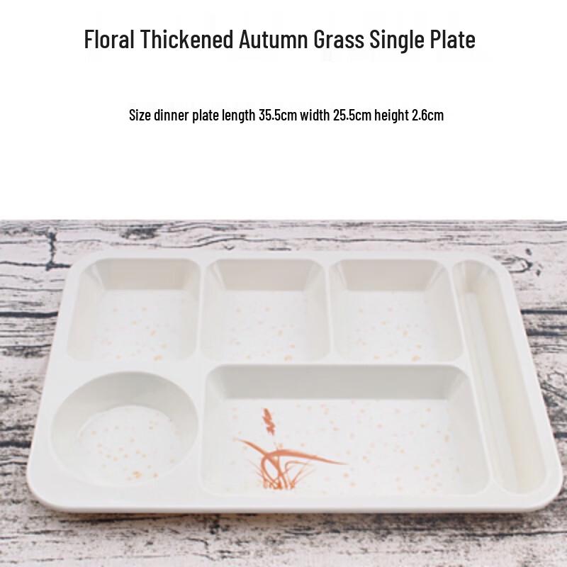 Divided Melamine Canteen Tray