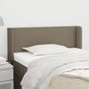 VidaXL Headboard with Ears Taupe 83x16x78-88 Cm Fabric3118466