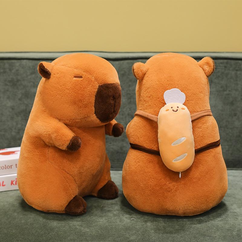 

Новая забавная кукла капибара картошка фри рюкзак кепка кукла капибара кукла плюшевая игрушка для девочки подарок на день рождения 35cm【0.32kg】