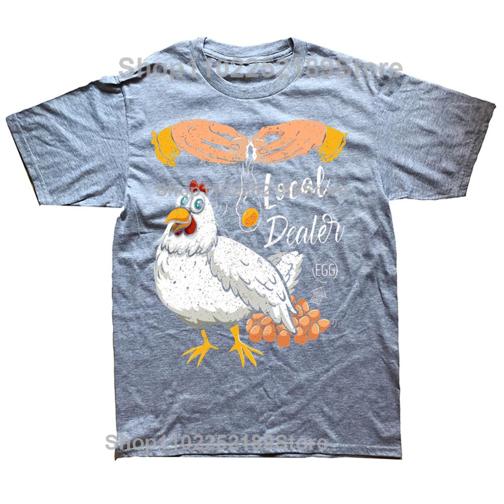 Eggs Dealer Funny Chicken Coop HendChicken Eggs 2025 Fashion Men Luxury Designer T-Shirts Camisa Printed on Tshirts
