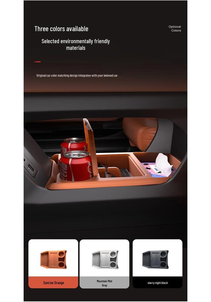 Compatible with 25 Jetour Dasheng Models: Silicone Car Console Organizer Storage Box.