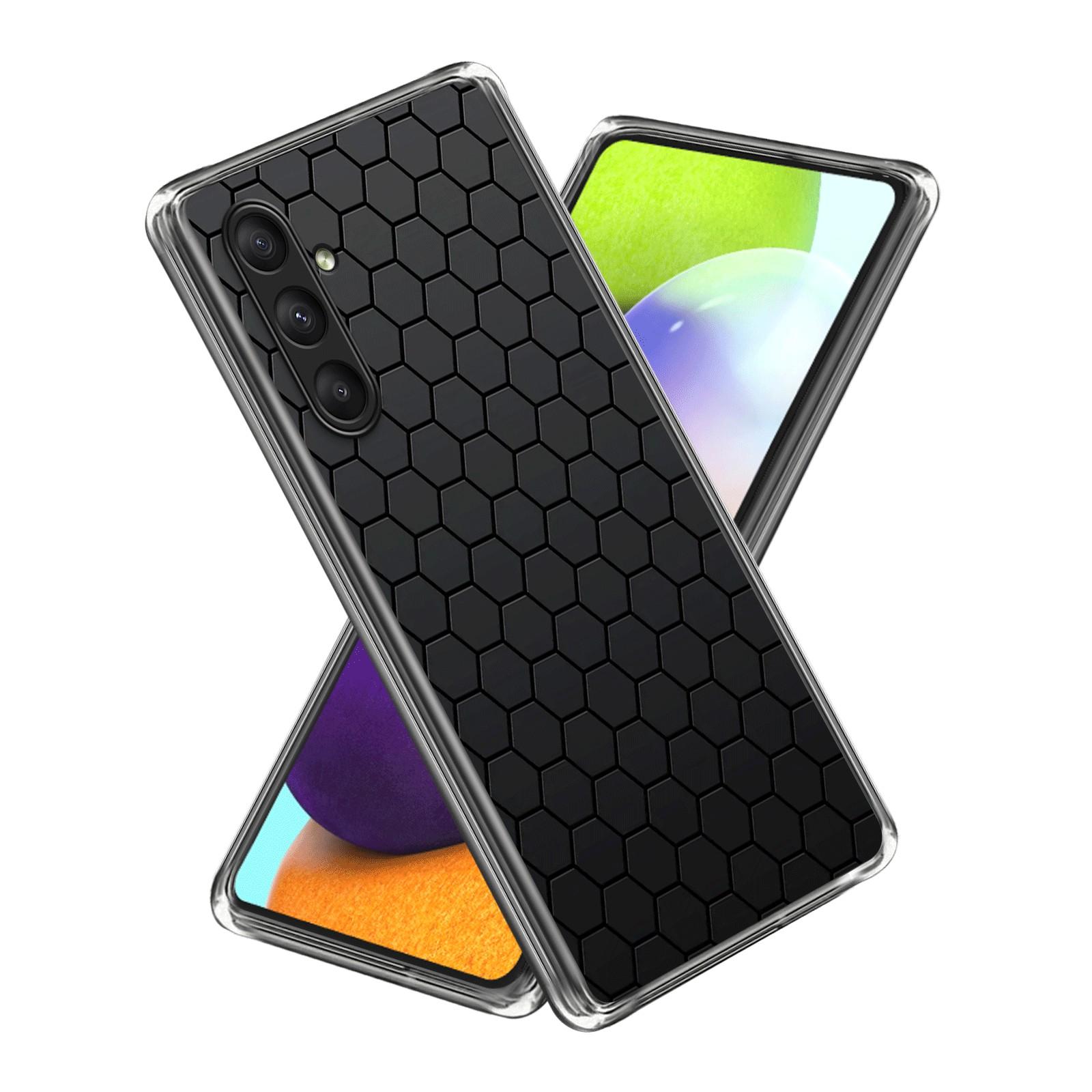 

For Samsung Galaxy A14 5G/Galaxy A14 4G Case Soft TPU Pattern Printed Phone Shell Honeycomb