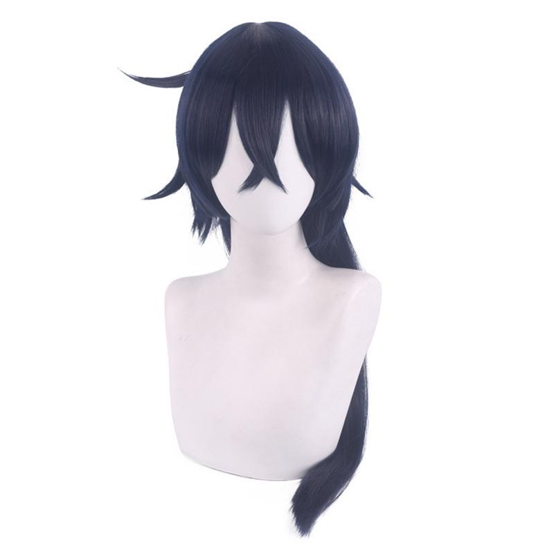 

Исследование парика Vanitas Blue Black Noe Archiviste Silver White Cosplay Wig Термостойкие синтетические парики + шапочка для парика One Size