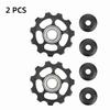 Sealed Bearing Bike Jockey Wheel Aluminum Zinc Zinc Alloy Bicycle Bearing for 2pcs Road Bike