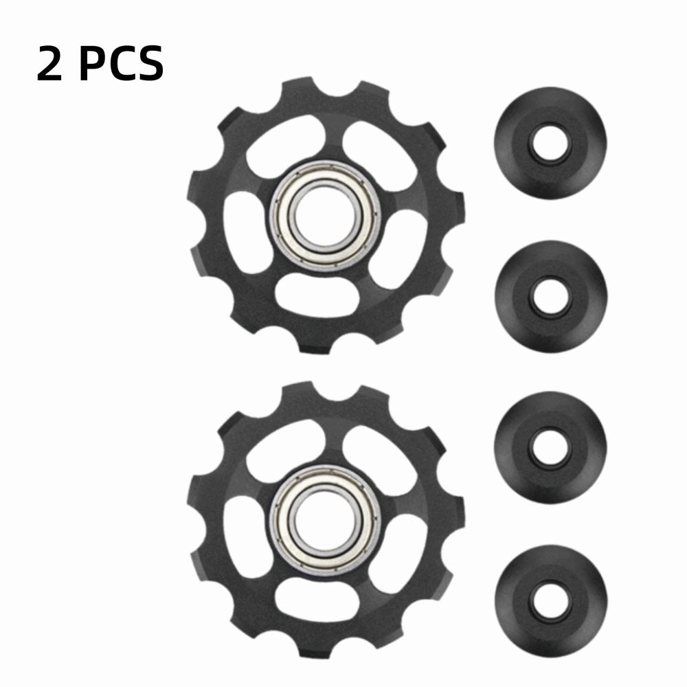 Sealed Bearing Bike Jockey Wheel Aluminum Zinc Zinc Alloy Bicycle Bearing for 2pcs Road Bike