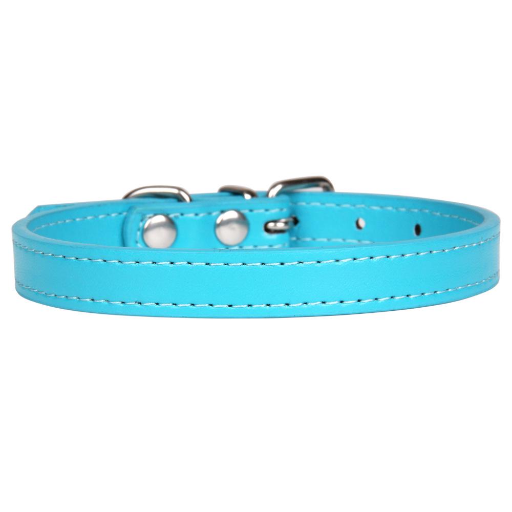 Hot Sale PU Leather Neck Warmer Collar for Small Pets