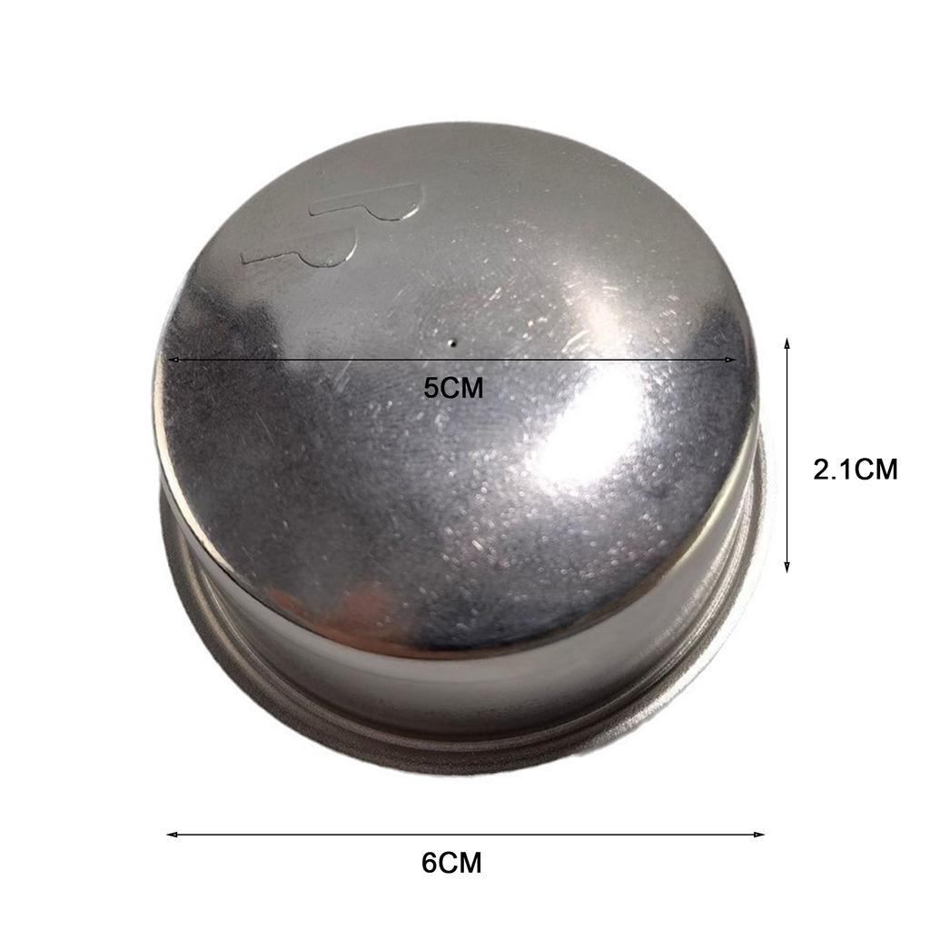 51mm Kaffee Blindfilterkorb 2 Tassen Edelstahl Nicht Druckbeaufschlagter Filterbecher Kaffeefilter Siebträgerkorb Für Filter