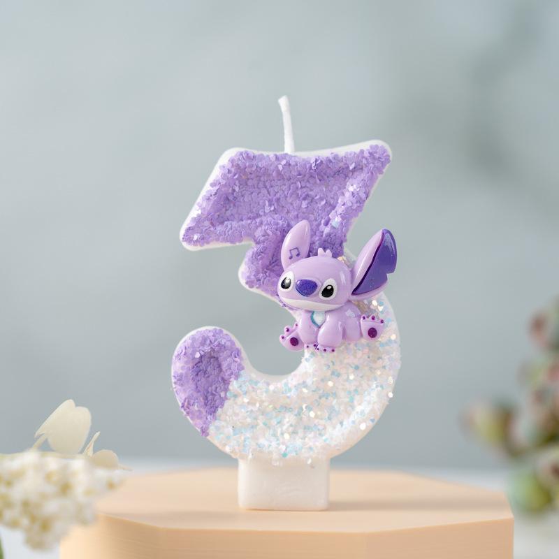 Creative Cartoon Cute Decoration 0-9 Number Creative Candle Cake Birthday Decoration Party Candle