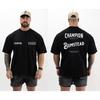 2024 Men Clothing Thavage Cotton Gym T Shirt Joggers Pure Cotton Shirt CBUM Jojo Bizarre Adventure  Jojo Bizarre Adventure