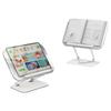 Adjustable Acrylic Book Stand 360 Degree Rotatable Base Optional for Tablets Laptops and Cookbooks Folding Holder