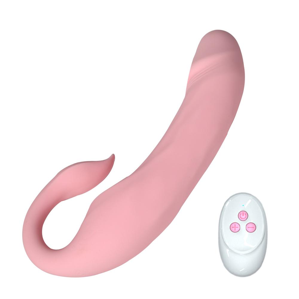 Strapless Strap-on Dildo Vibrators For Women Double-heads Vibrating Penis Lesbian Erotic Toys For Adult Sex Toys For Couples