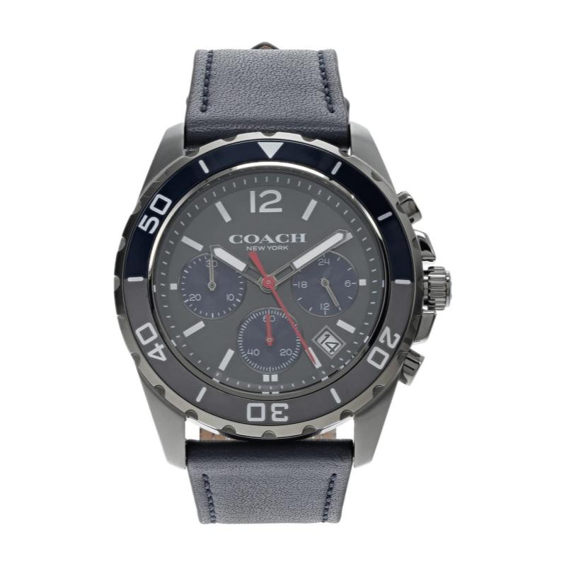

Coach Kent Men s Watch, Grey Dial - 14602558 чорний