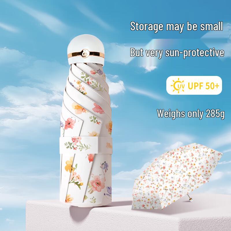 Hongye Mini 5-Fold All-Weather Travel Umbrella