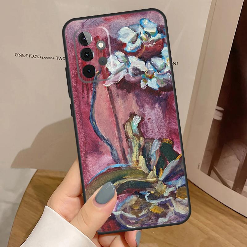 Orchid Flowers Colorful Phone Case For Samsung Galaxy A32 A52 A12 A53 A33 A23 A13 A54 A34 A14 A51 A15 A25 A35 A55