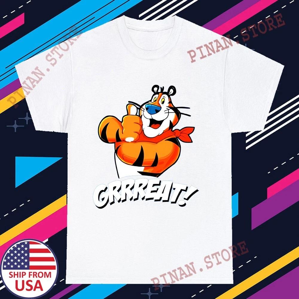 Tony The Tiger Cereal Mascot Men s White Size S-5XL 3XL
