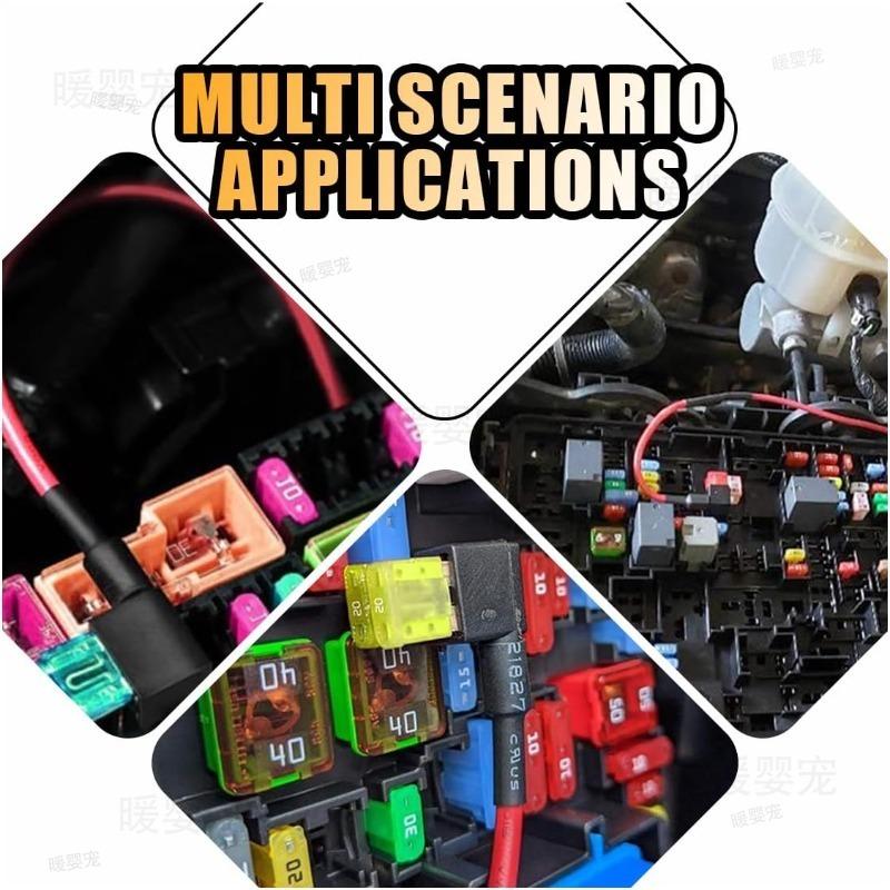 Car Accessories Car Fuses Add-a-Circuit Adapter APM Tap Mini Blade Micro 12V Car Fuse Box Holder Auto Motri Insuranc ATM Adapter