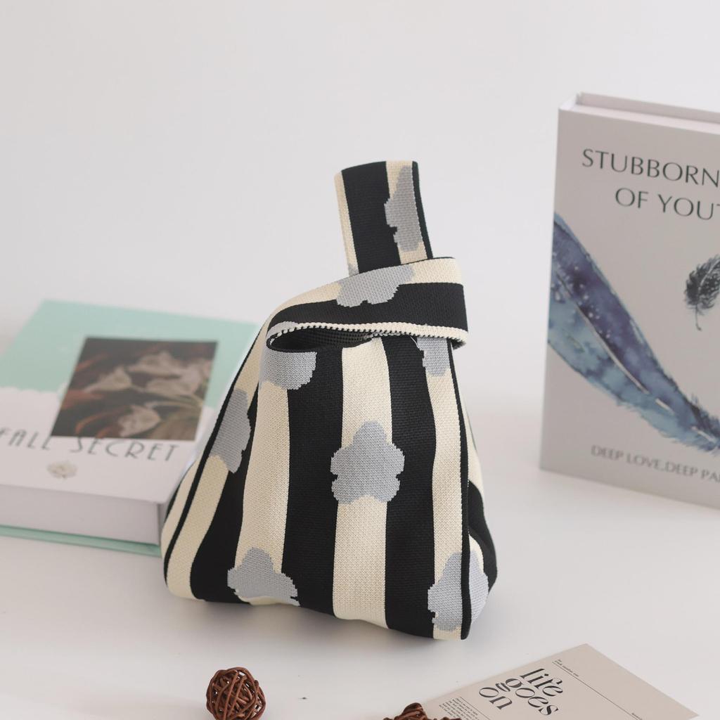 Women's Knitted Tote: Stylish Bucket & Woven Handbag – Perfect Gift for Girls