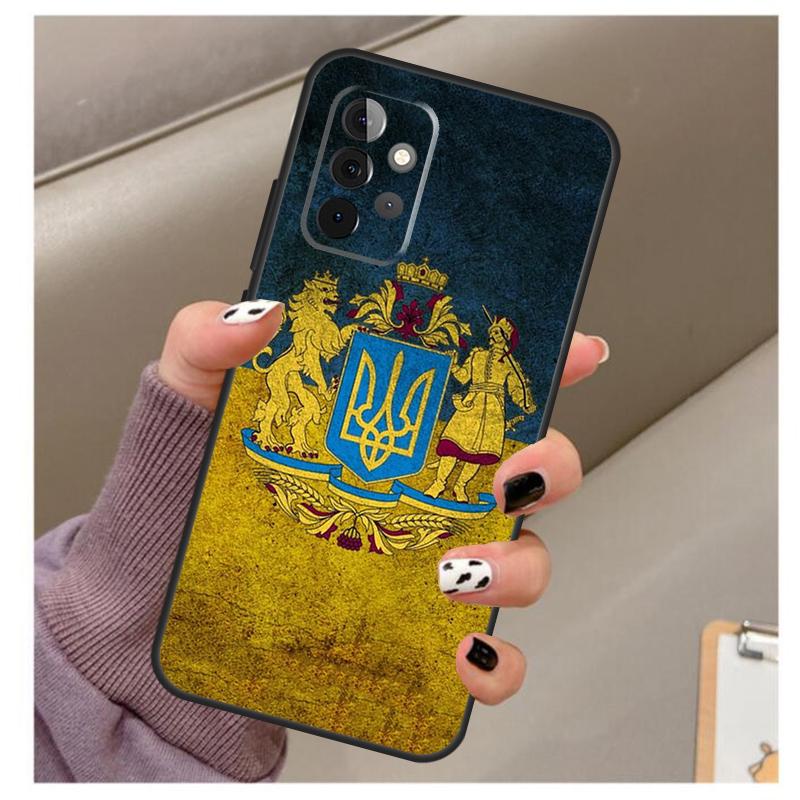 Ukraine Flag Case For Samsung Galaxy A56 A16 A26 A36 A06 A52 A53 A33 A13 A34 A54 A14 A15 A35 A55 A22 A32