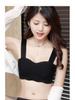 Women's Strapless Seamless Sports Bra: Push-Up & Minimize, Underwire-Free