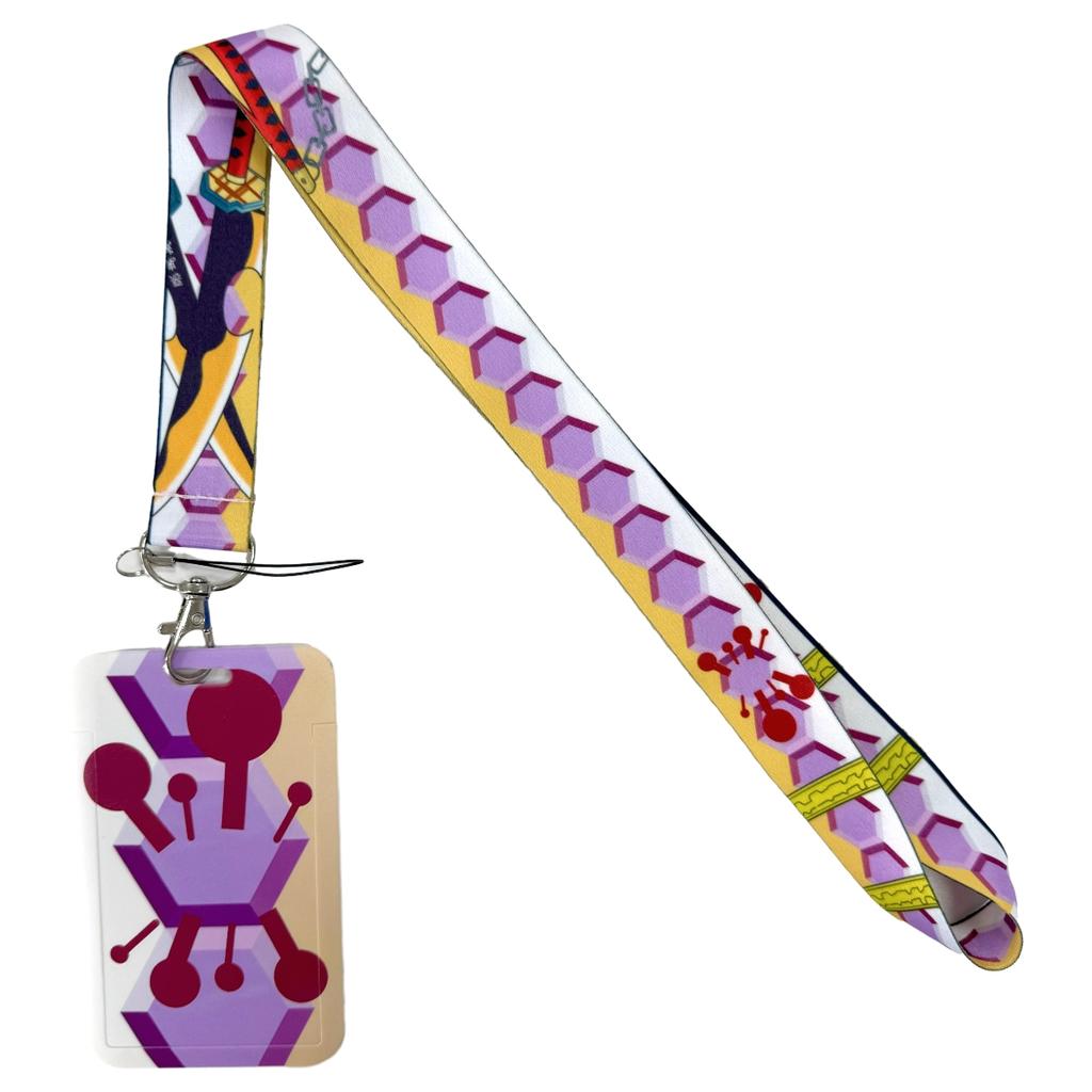 Lanyard Anime Portatessere Portachiavi Lanyard da Collo Per Pass Card Porta Carte di Credito Cinghie Accessori Ciondoli per Cellulare