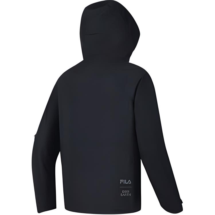 Fila Explorer BBC Earth Collaboration Casual Fashion Water-Resistant Stain-Resistant Professional Outdoor Jacket Men Jackets Deep-Black A11M437703F-BK