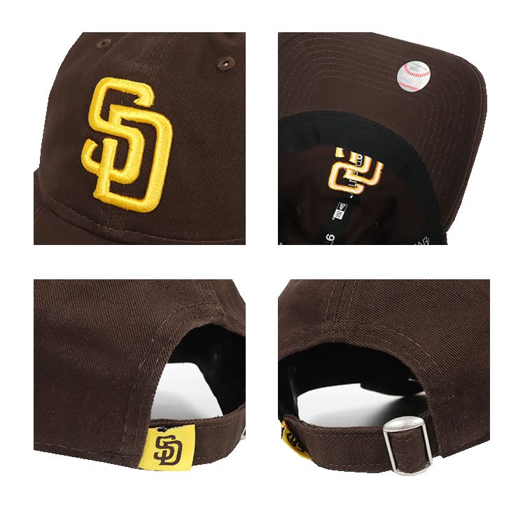 [New Era] Cap NewEra 9TWENTY CAP MLB Logo Major League Low Cap Men's Women's Hat San Diego Padres Brown 60235242 [Item]