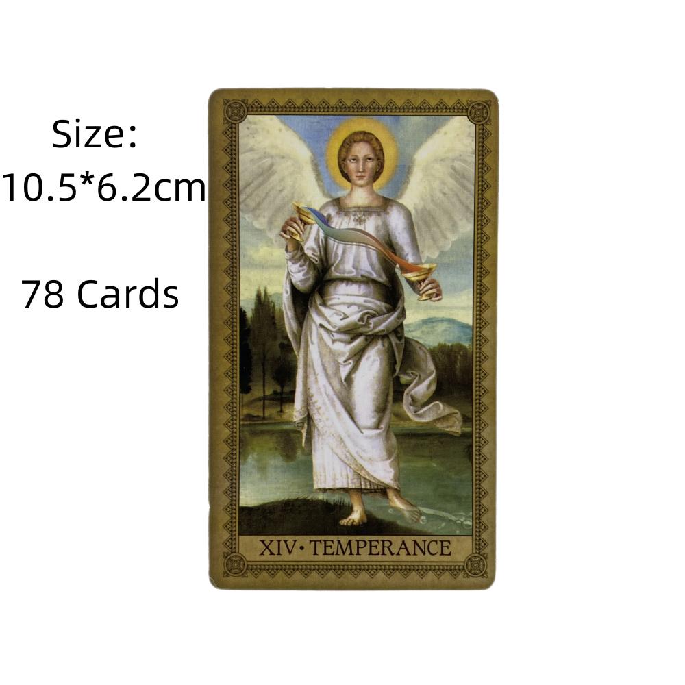 Influence Of The Angels Tarot Cards Divination Deck English Versions Edition Oracle Board Playing Table Games For Party