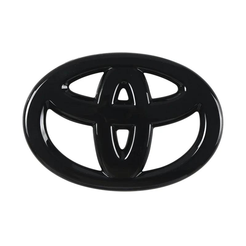 Emblem Badge 6.5x4.5cm Sticker for Toyota Corolla Camry RAV4 Yaris Vios Hilux Prius CHR Car Steering Wheel Center Logo Styling
