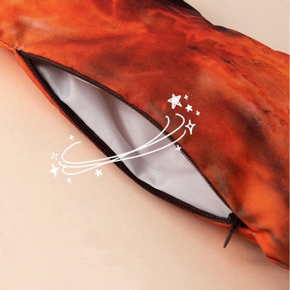 Realistic Meat Pencil Case Pig's Trotters Stationery Bag Creative Fish Shape Pen Bag  Make-up Pouch