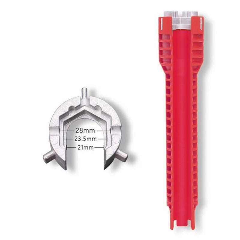

Multifunction Wrench Faucet Sink Installer for Supply Nuts/Shut off Valves/Strainer Baskets/Supply Line Nut/Faucet Nuts