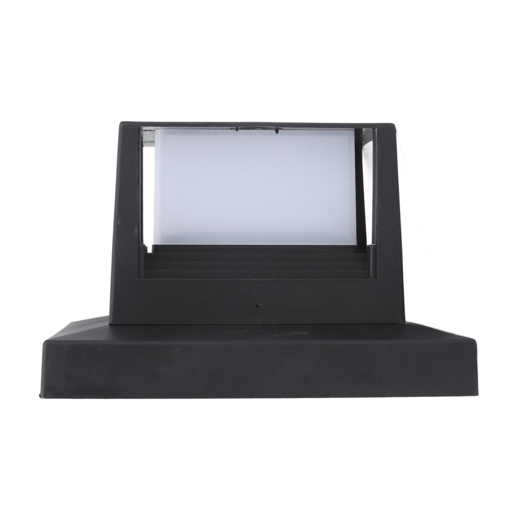 Square Outdoor Fence Post Cap Light Solar Post Light LED Landscape Lighting for Household Garden Courtyard Fence Dual