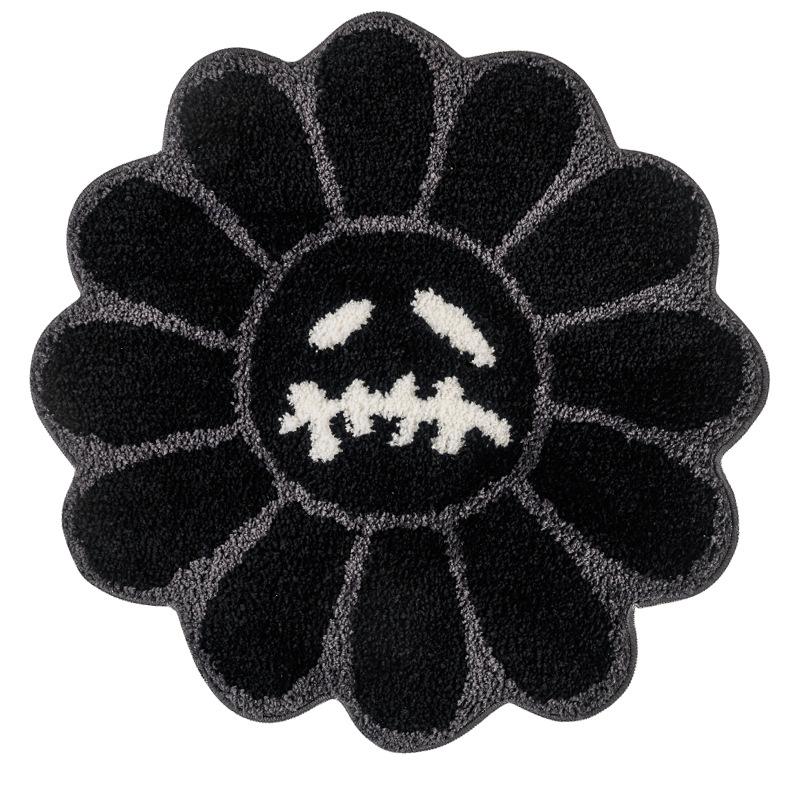 Round Irregular Shape The Flowers Living Room Carpet Decorate Bedroom Bedside Plush Mat Home Coffee Tables Rug