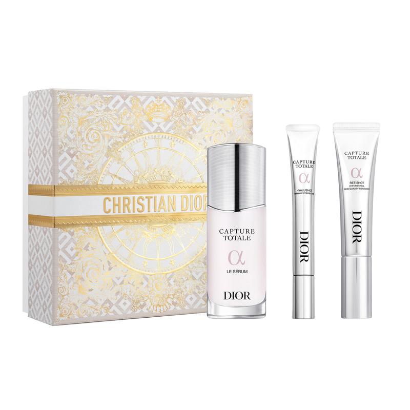 

DIOR Skincare Muscle Active Old Version Small A Bottle Essence + Line Lightening Essence + Firming Essence Skin Care Set Golden Ball Limited Gift Box золотий