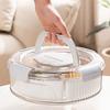 Compartmentalized Snack Storage Box Divided Rotatable Snack Container  Camping