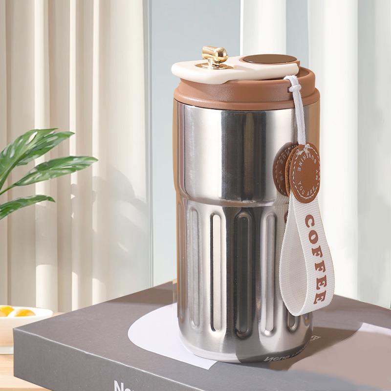 

Термокружка из нержавеющей стали 316 с дисплеем температуры, кофейная кружка, портативная вакуумная, для автомобиля, удобная кружка, подарочная кружка высокой ценности 420ml