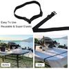 MOROBOR Tablecloth Strap Band, 2pcs Table Bungees To Hold Down Table Cloth Adjustable Table Cover Sheet Straps Elastic Fastener Gripper Strap for