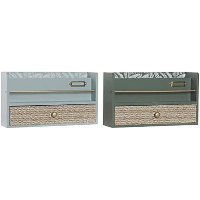Organisateur - Item Int - MDF PP - Gris clair - 30 x 9 x 17 cm - Pratique et élégant