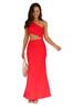 In Stock: Sexy Red Evening Dress - European & American Style, Solid Color, Summer Long Dress for Women