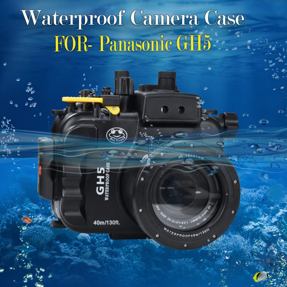 

Seafrog Underwater Sports Camera Waterproof Housing for Panasonic Lumix GH5 GH5 S GH5 Underwater Fully Functional Protective Box Case, & & II,
