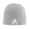 New Women Unisex Beanie Hat Star Trek Space The Final Frontier Accessories Warm Skullies Knitted Caps Beanies Skullies