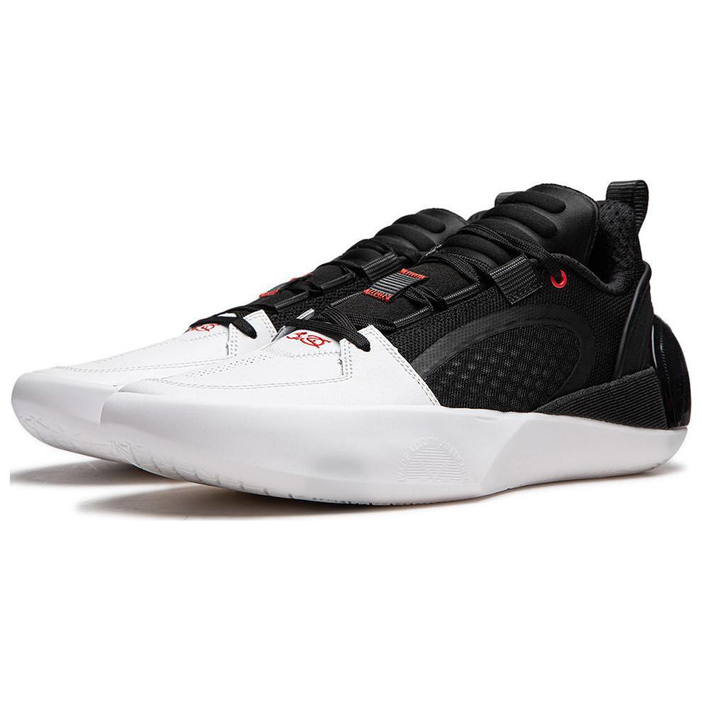 Li-Ning Way of Wade All City 12 Encore Kunngjøring Herresneakers Hvit Svart Rød ABAU029-2