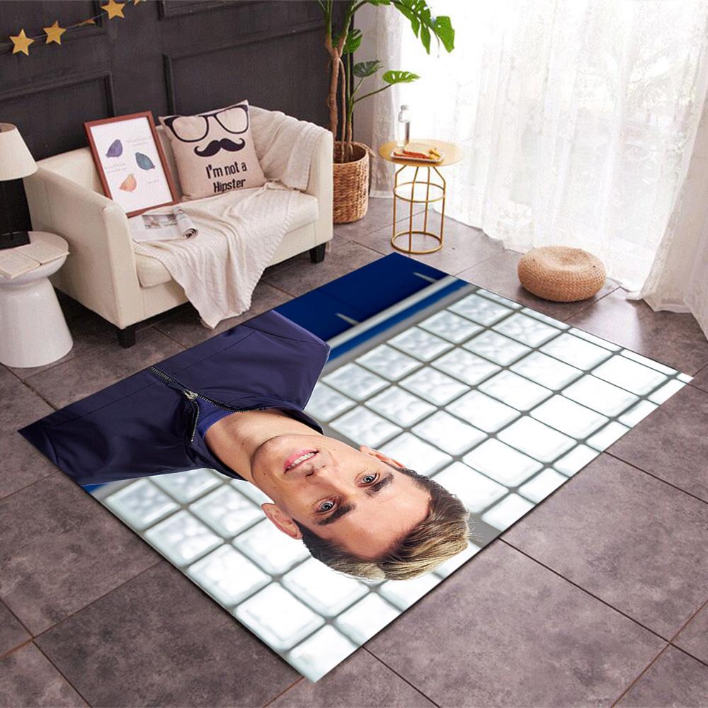 Atletico Madrid Player Floor Mat Design for Game Room Hallway Study room Bedrooms Anti-slip Rug Decorate Offices
