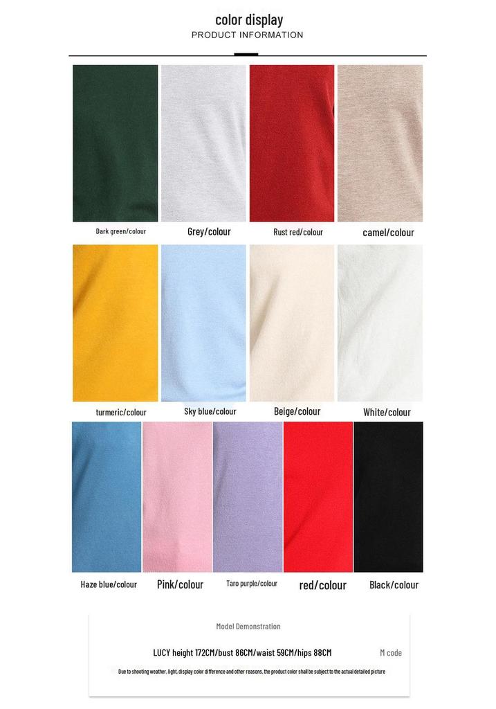 New Autumn Winter Women's Plus Size Round Neck Long Sleeve Knitwear Base Layer