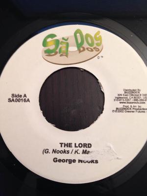 7inch Record GEORGE NOOKS - The Lord SA0016A Sa Dos 2002 Japan Reggae, Ska & Dub Used