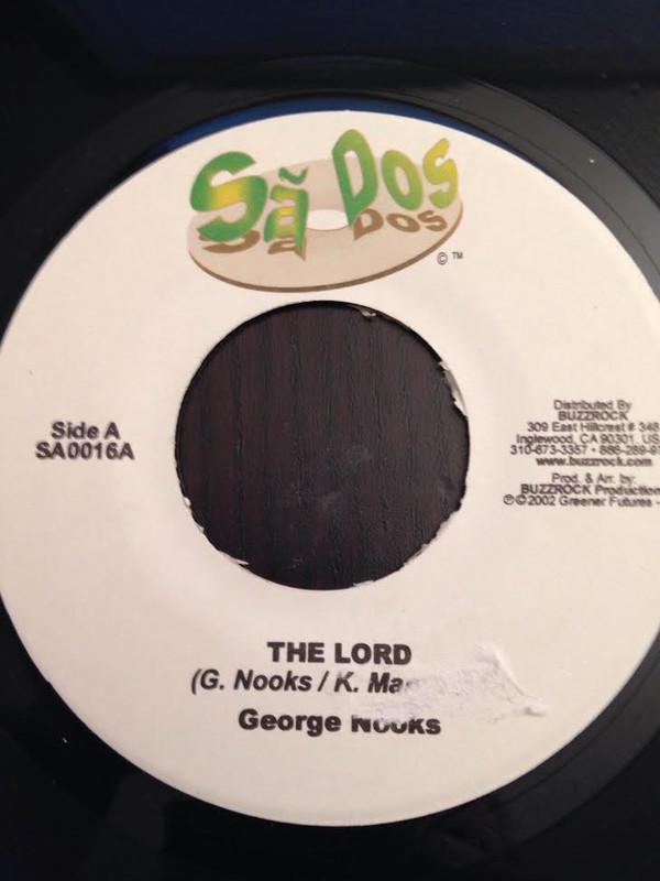 

7inch Record GEORGE NOOKS - The Lord SA0016A Sa Dos 2002 Japan Reggae, Ska & Dub Used
